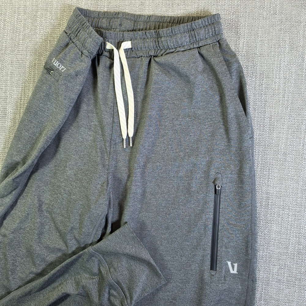 Vuori Sunday Performance Joggers Mens‎ Sm Grey 26/28 Stretch